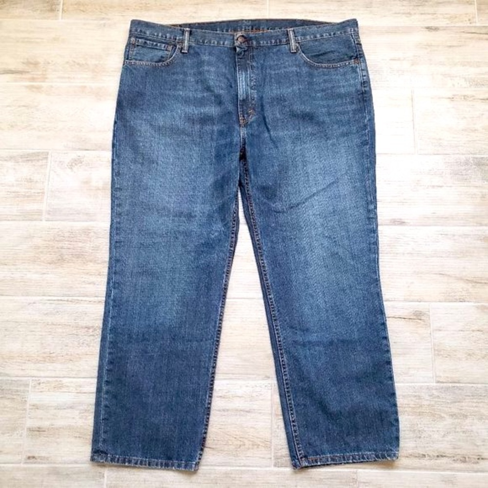 Levi's Medium‎ Wash Straight Leg Jeans 46W 30L